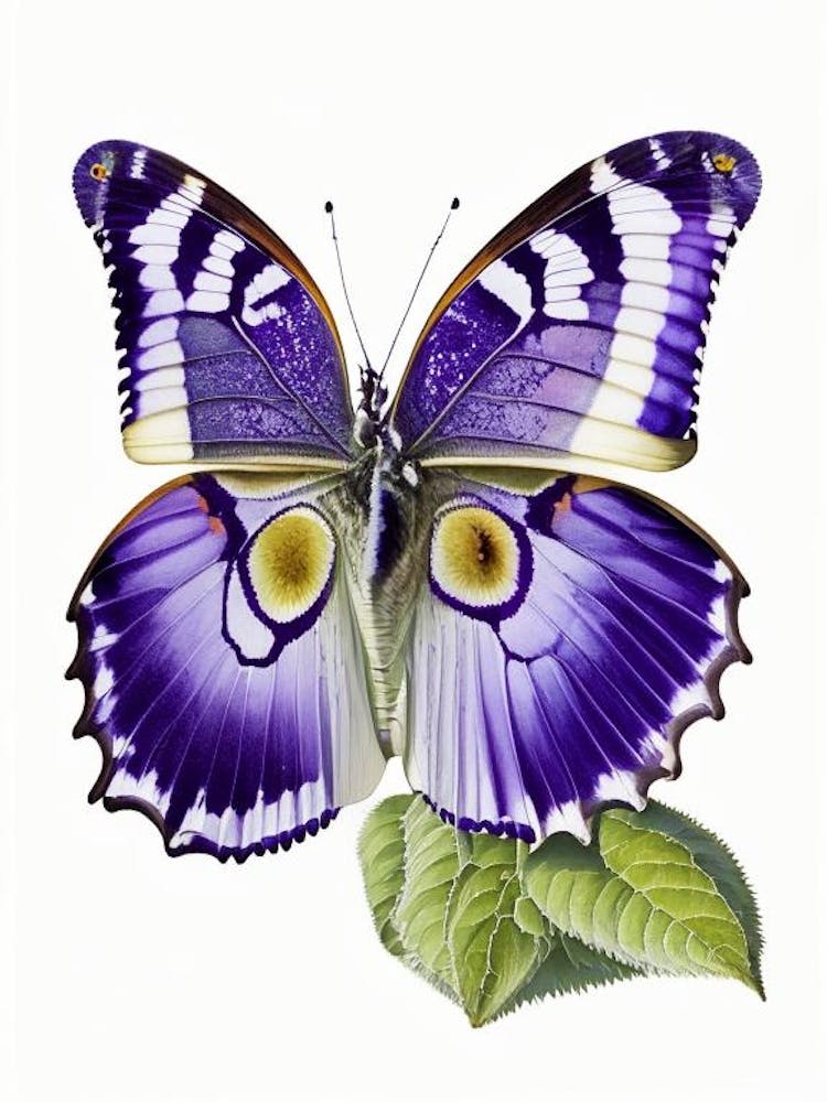 Purple Emperor Butterfly Decoupage 3