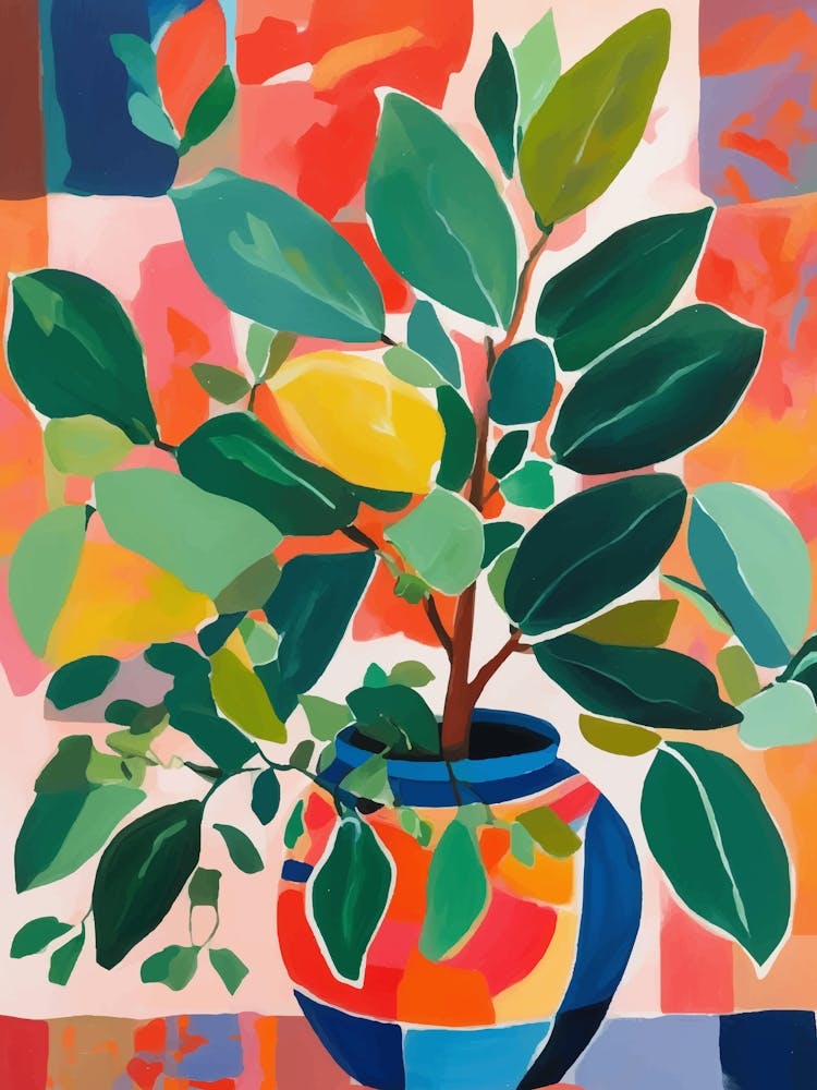 Bold Potted Plant