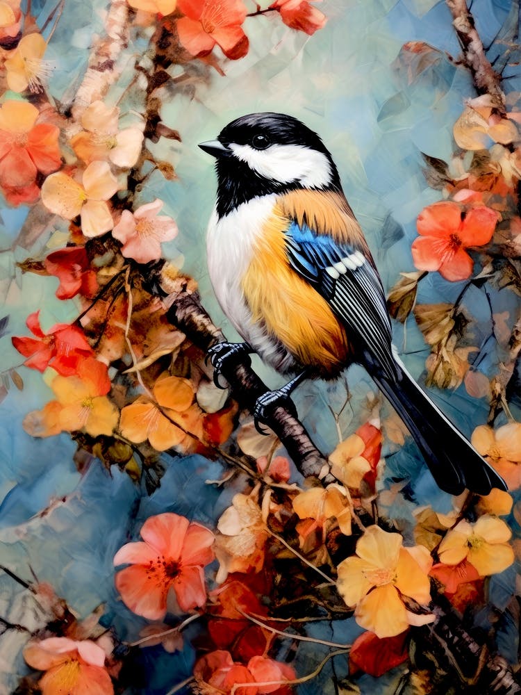 Chickadee bird animal
