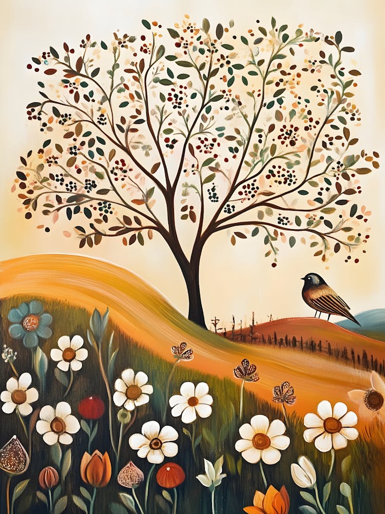 Vogel in einem Baum