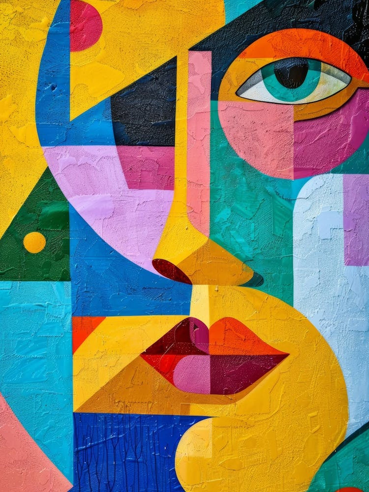 Abstract Of A Woman'S Face 25
