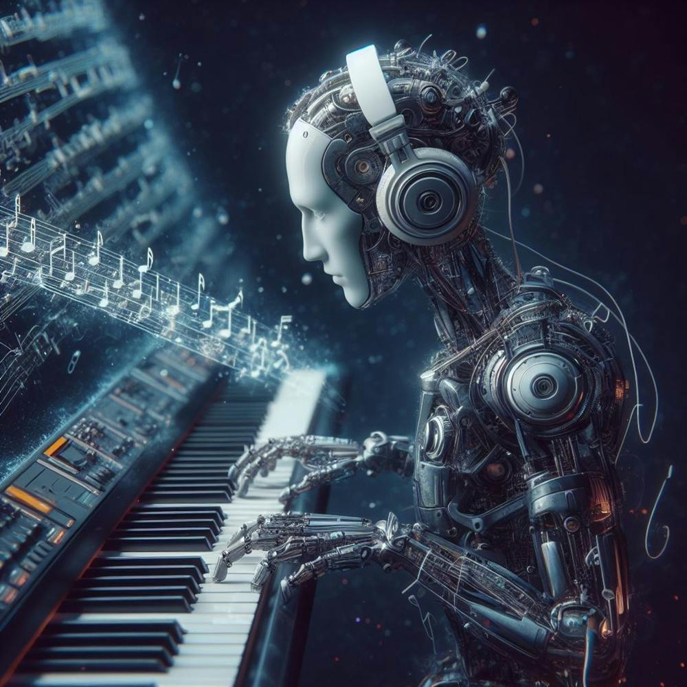 Robot Playing Piano