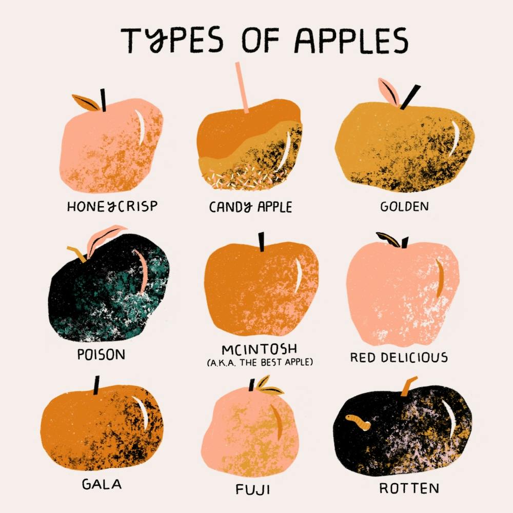 Types Of Apples Square