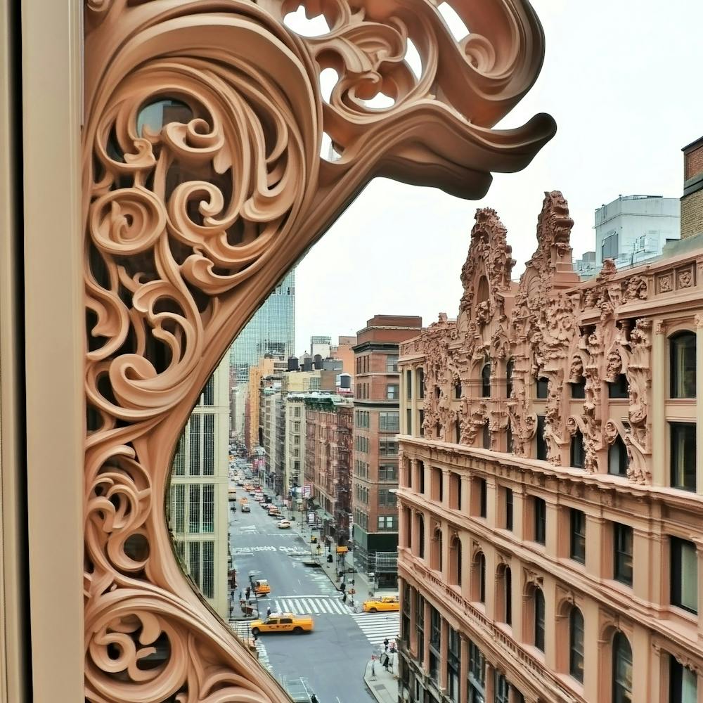 View Of New York City Art