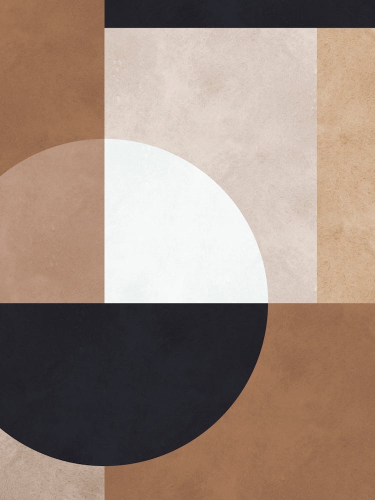 Geometric harmony in brown 8