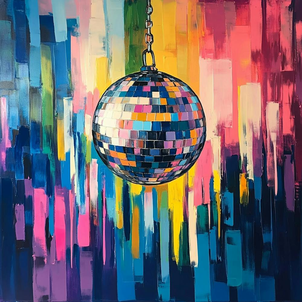 Disco Ball Art Art