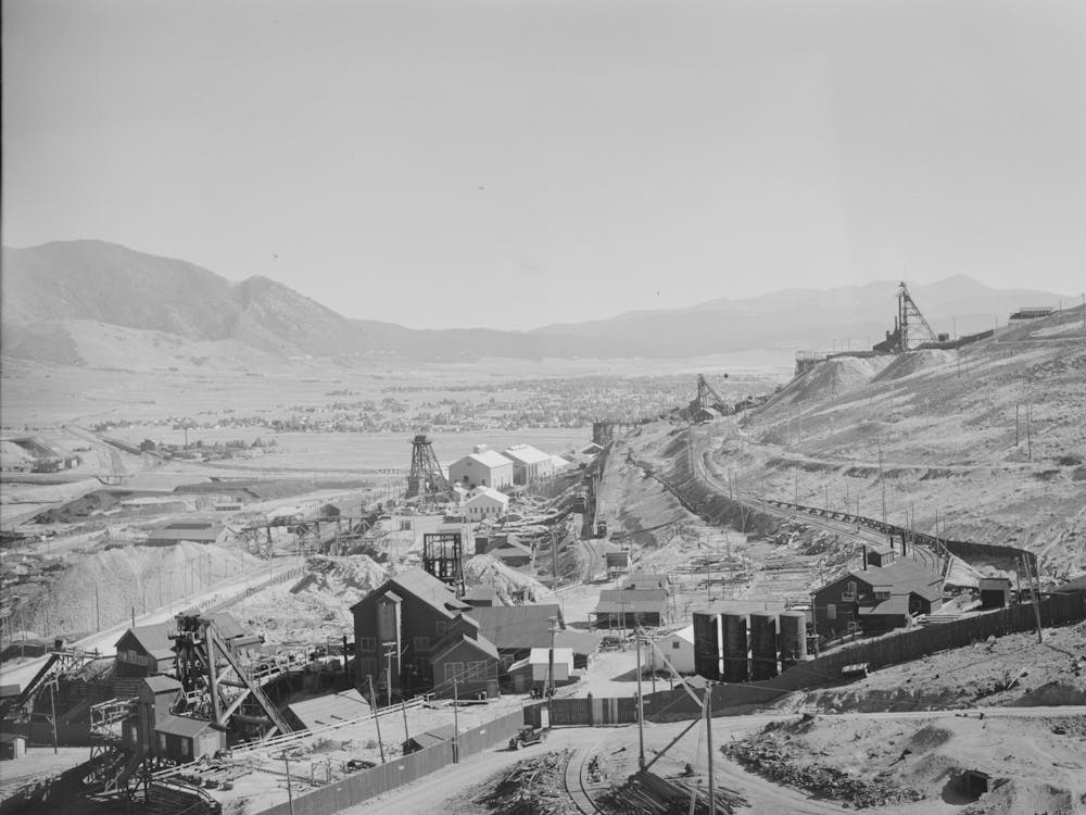 Butte, Montana,Anaconda Copper Mining Company, Copper Mines On The Richest Hill On Earth By Russell Lee