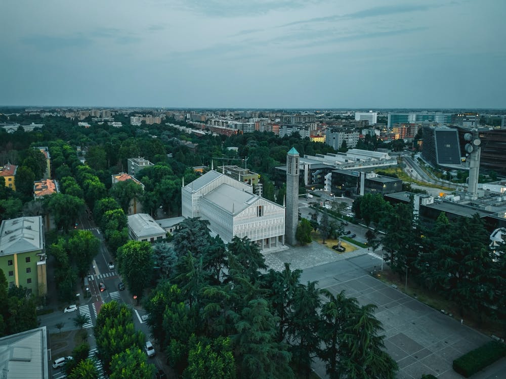 Fotografia Aerial view of San Donato Milanese