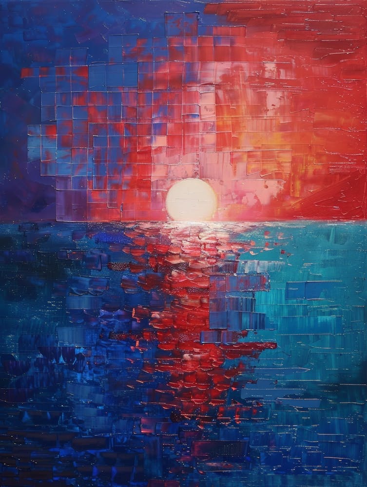 Sunset Over The Ocean 70