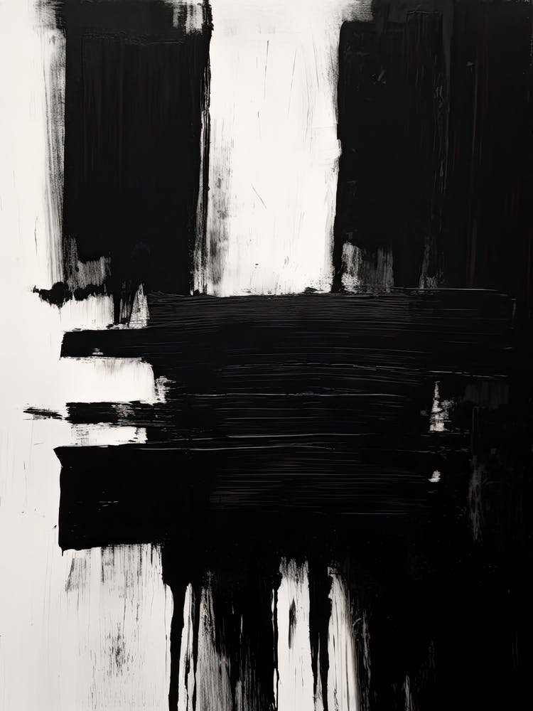 Black Art Brush Strokes 3