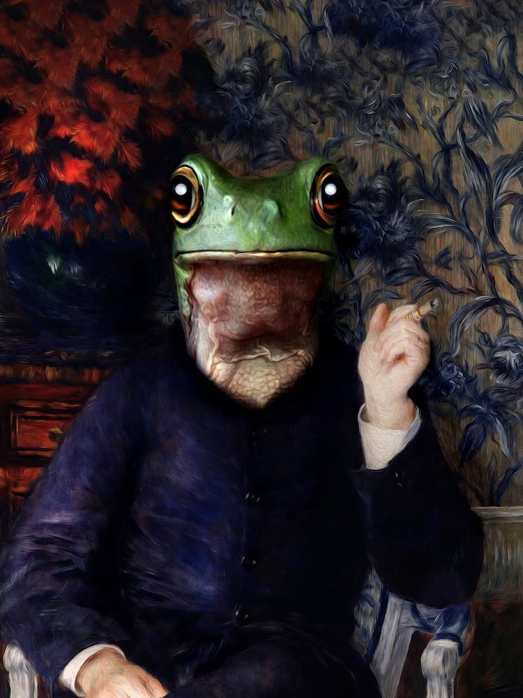 Herve The Wise Frog Pet Portraits
