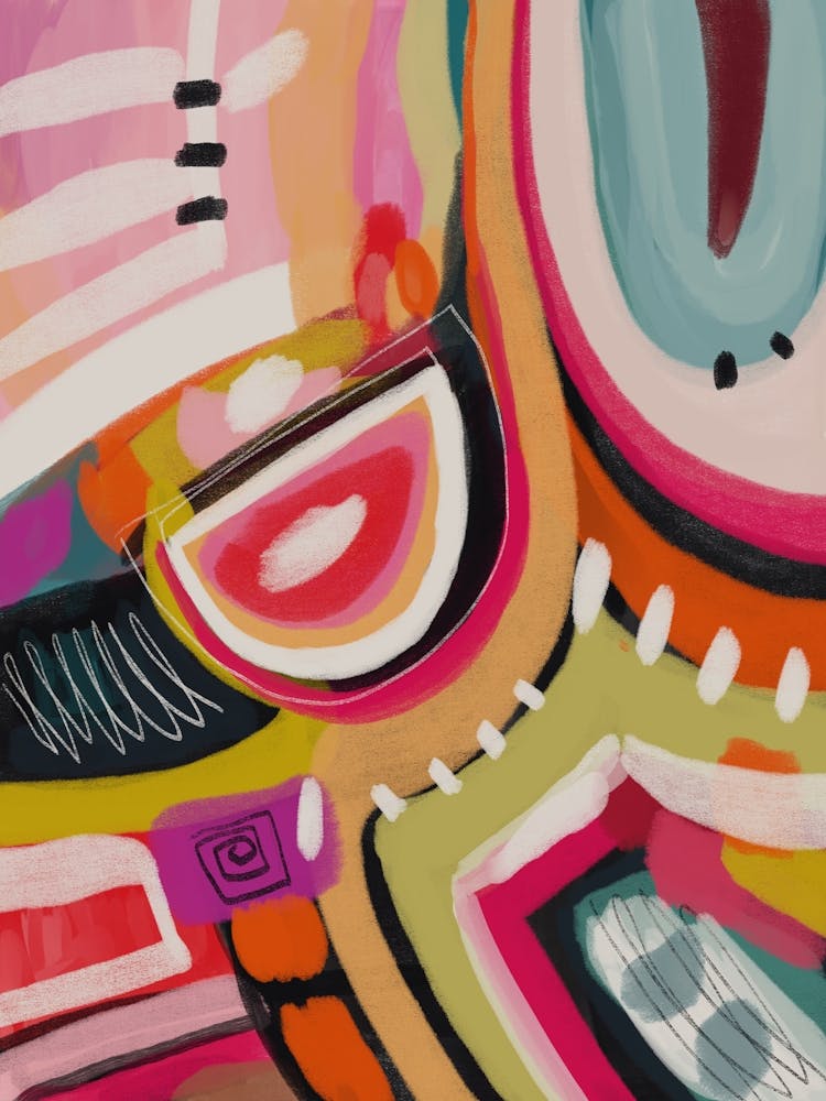 Abstract Multicolor 3