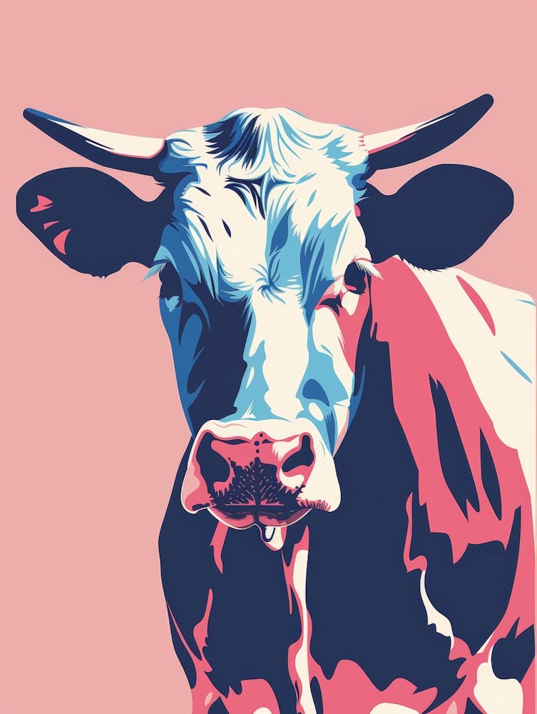 Cow Canvas Art 4