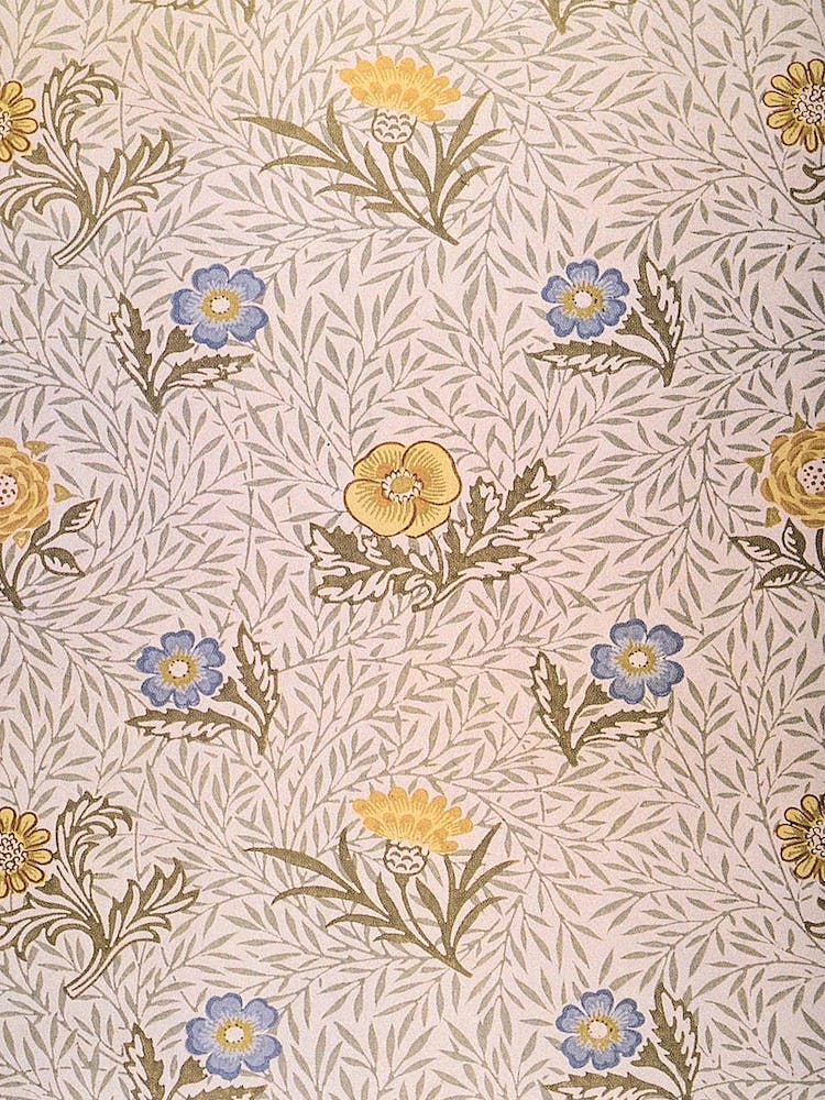 Powdered Wallpaper Print, William Morris