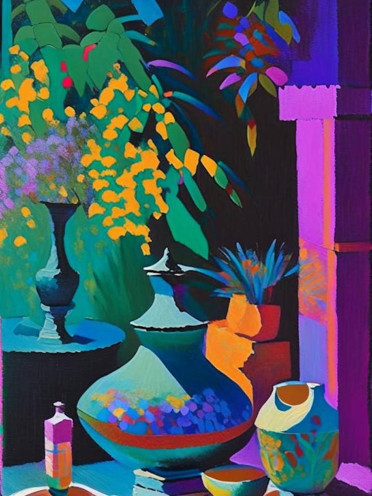 Suan Nong Nooch, Thailand Abstract Still Life