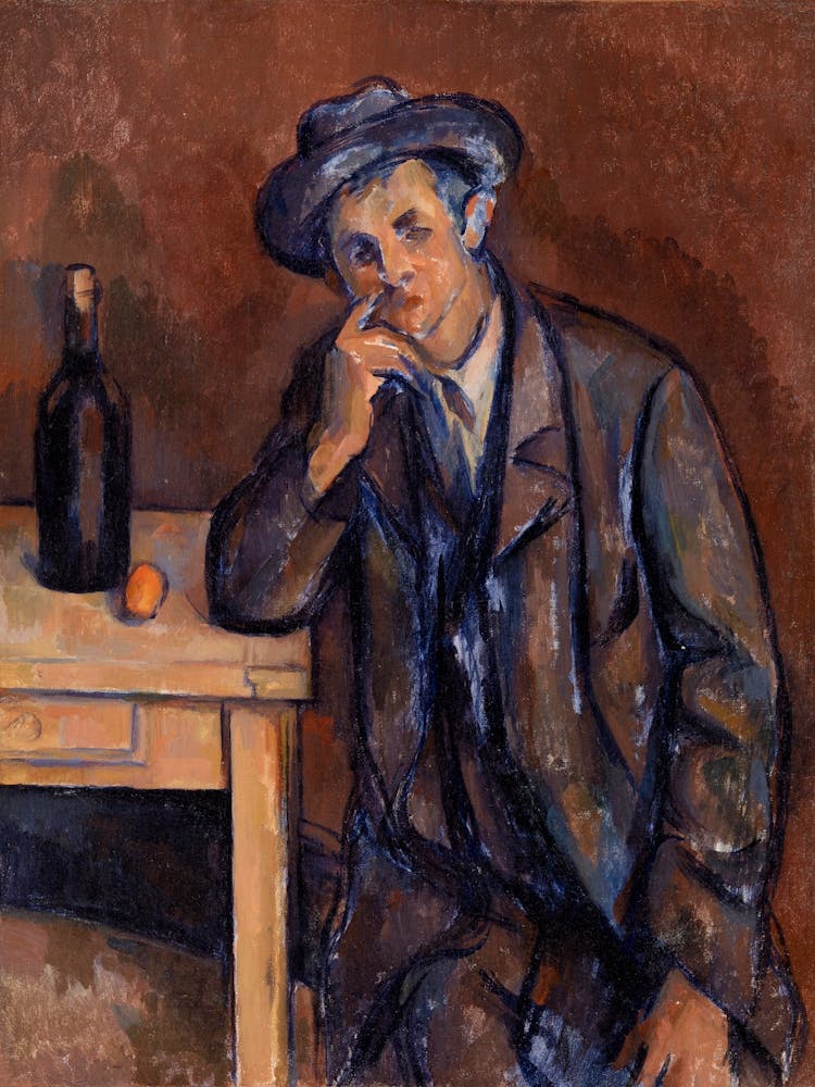 The Drinker, Paul Cézanne