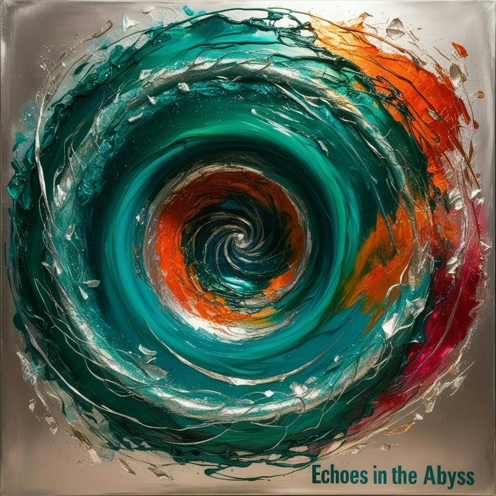 Default An Abstract Art Piece Echoes In The Abyss Using A Mixe 3