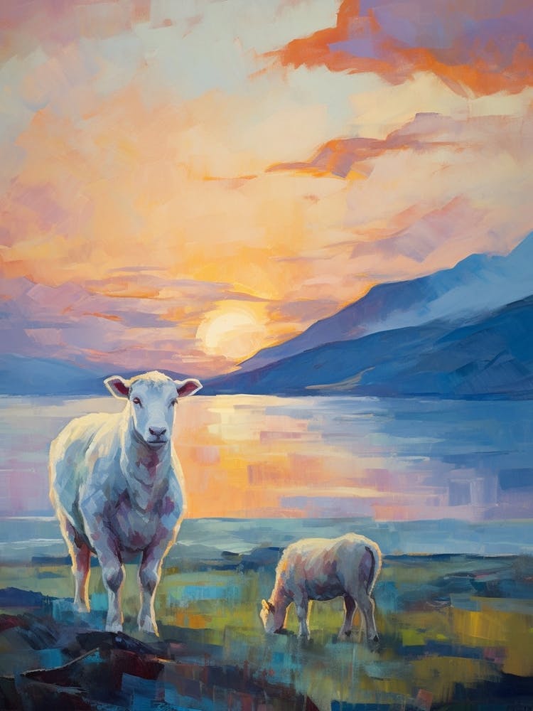 Scottish Highland Sheep By Loch Damh 2