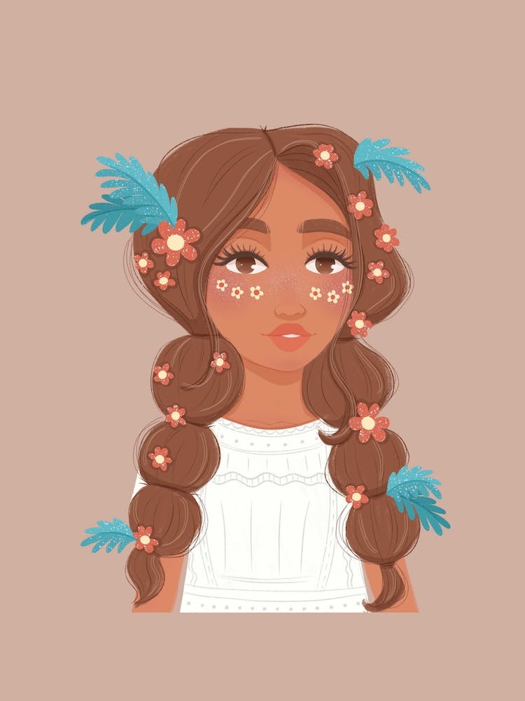 Boho Flower Girl