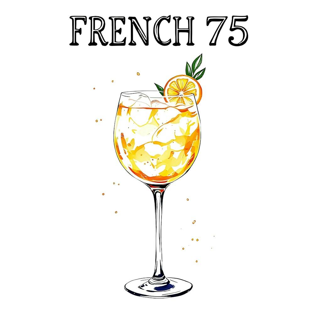 French 75 Cocktail 2