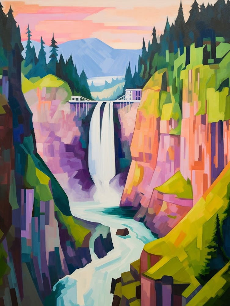 Snoqualmie Pass Art Pop Rétro 3