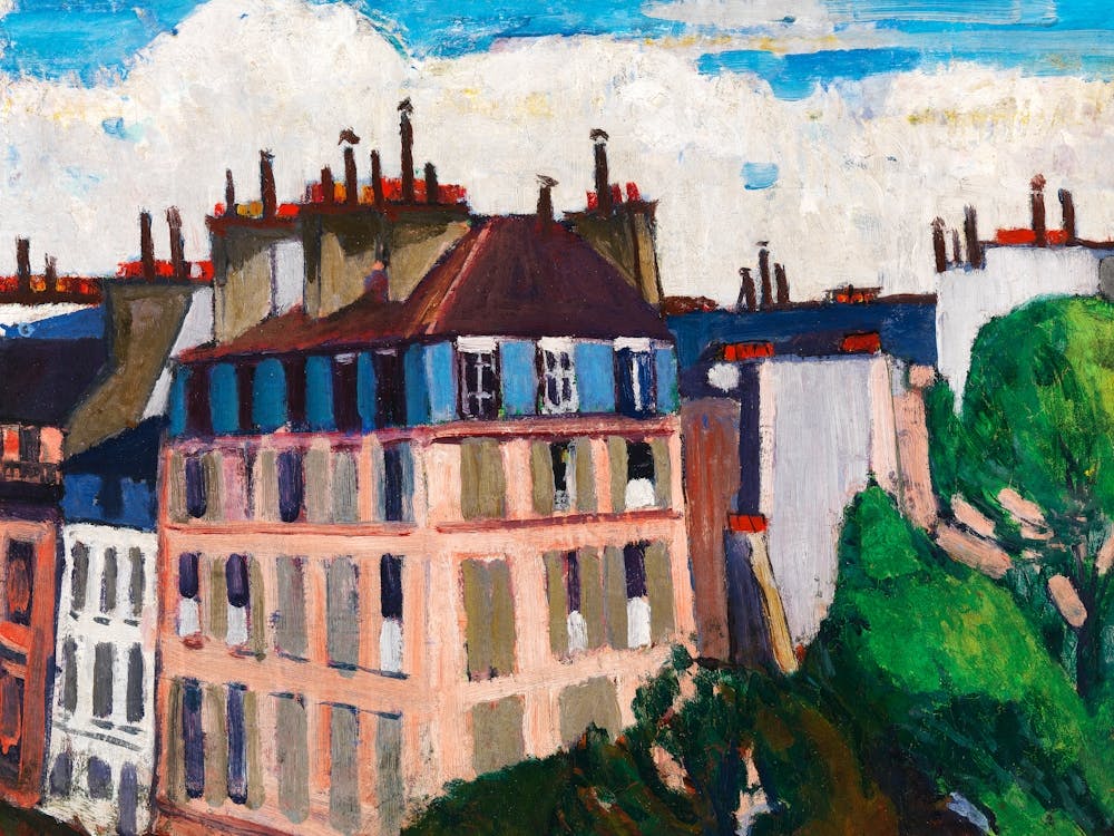 Rooftops, Paris, Henry Lyman Saÿen
