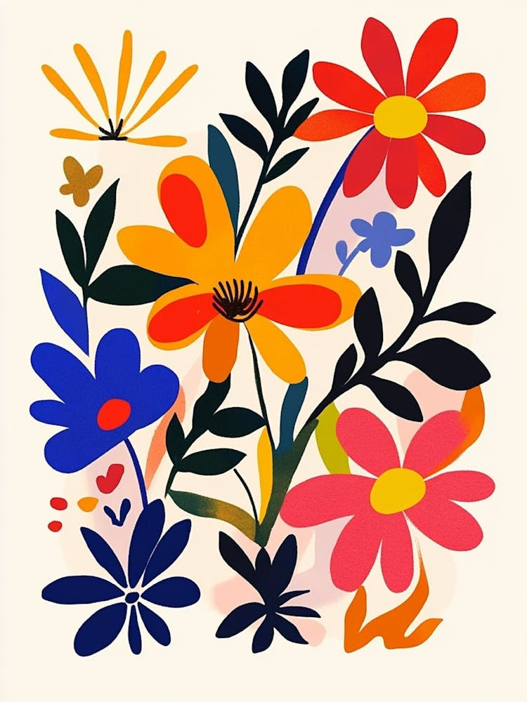 Abstract Floral Painting 5