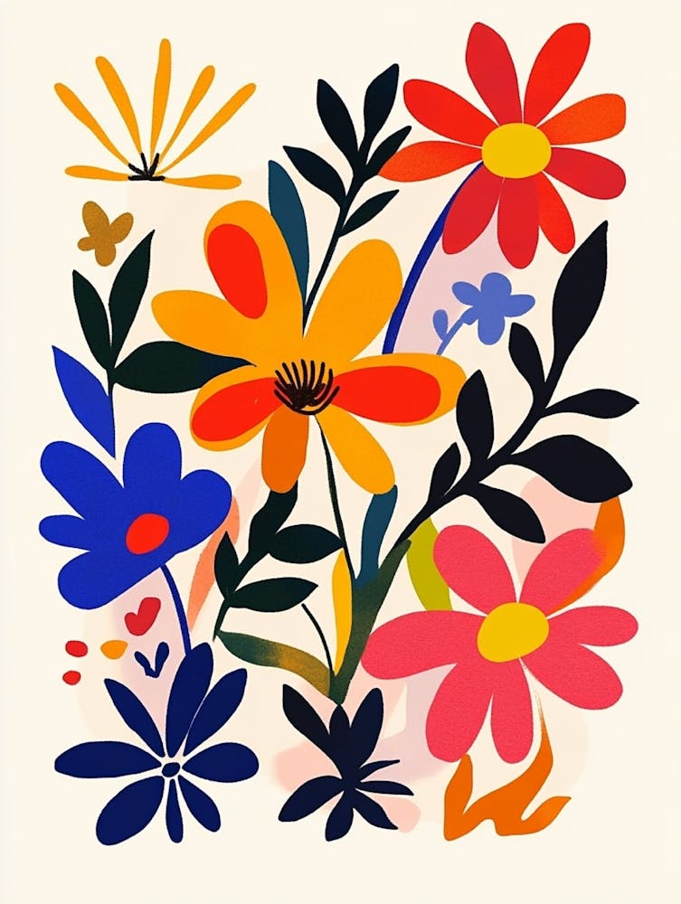 Abstract Floral Painting 5