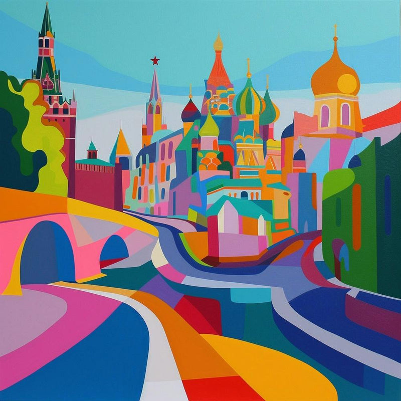 Abstract Travel Collection Moscow Russia 3