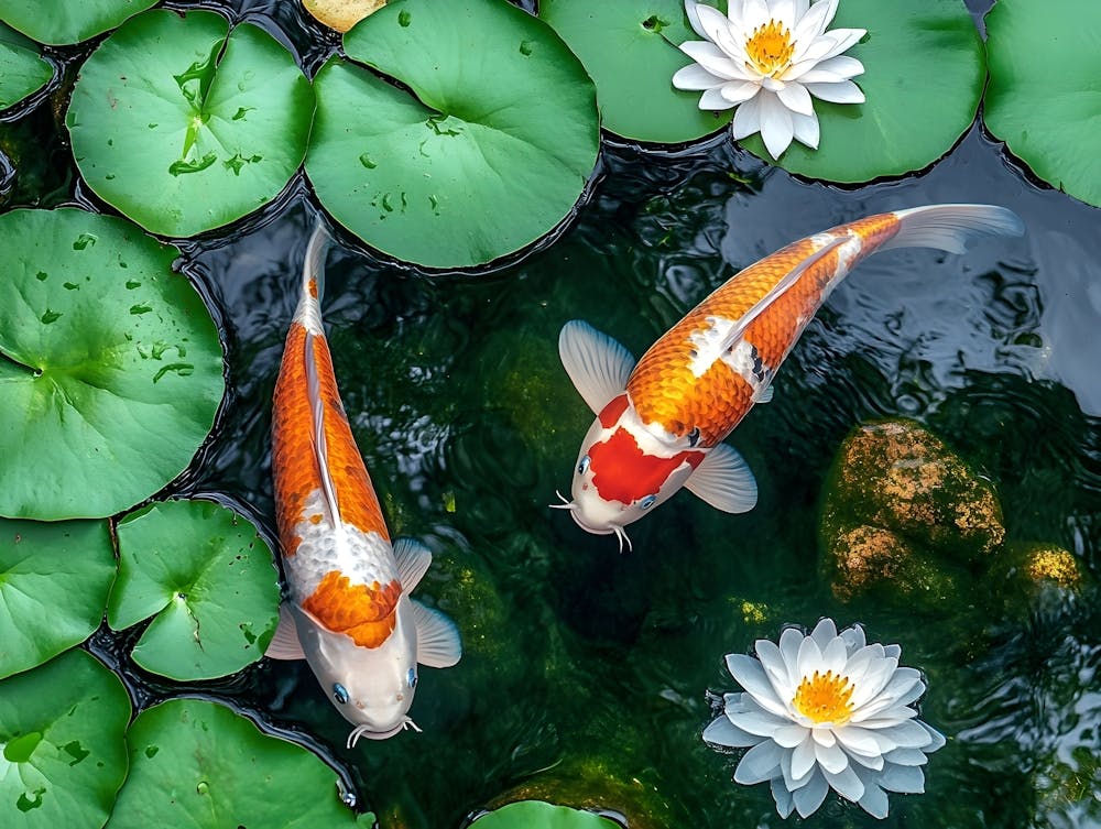 Koi Fish On Acrylic 3