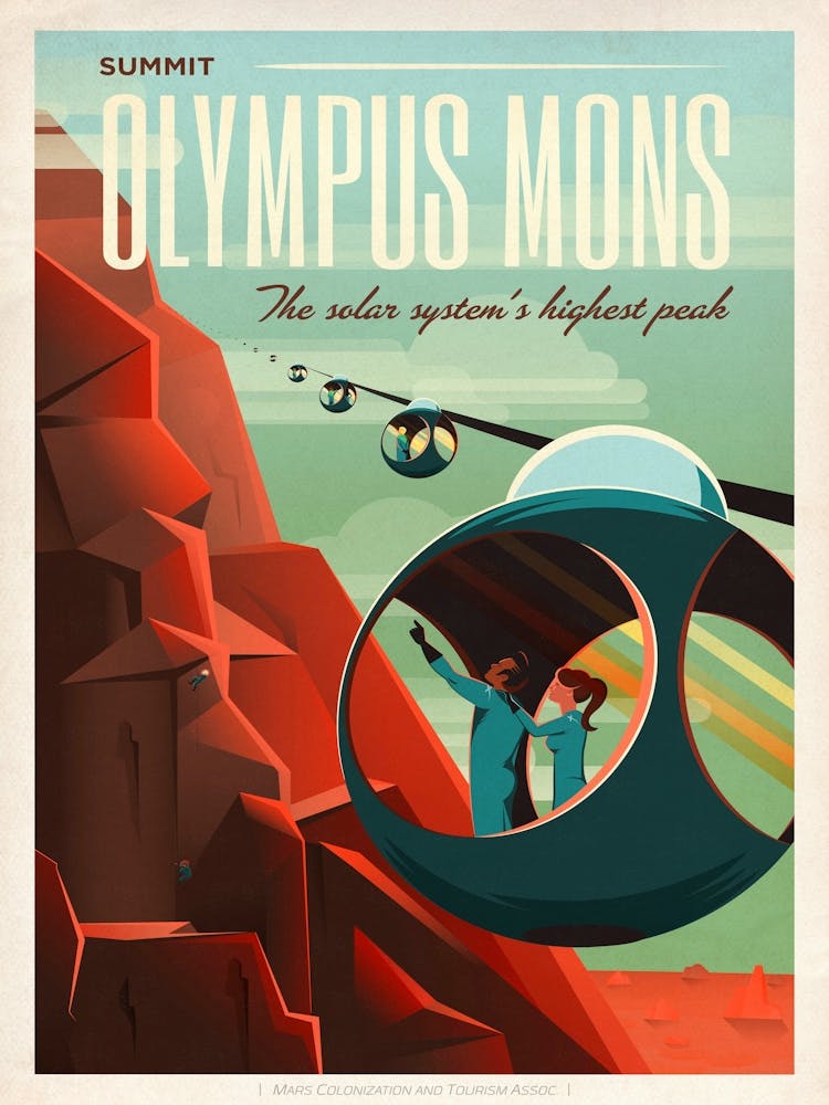 Olympus Mons Explore Mars