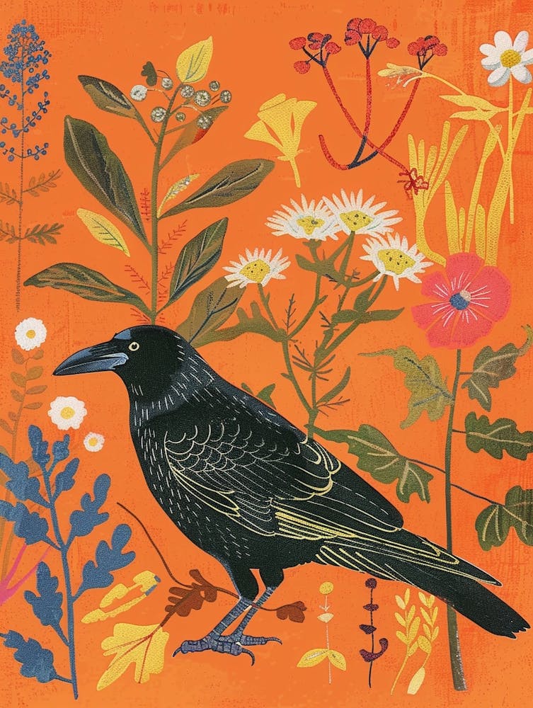 Spring Birds Crow 4