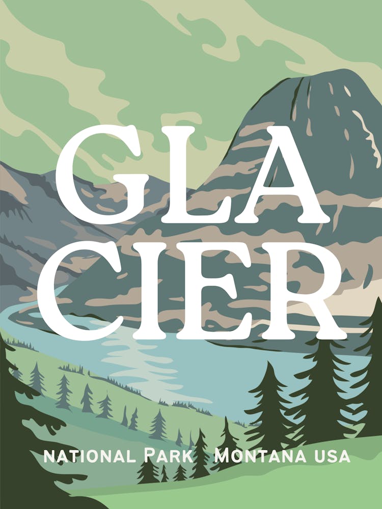 Glacier National Park | Montana Landschaft