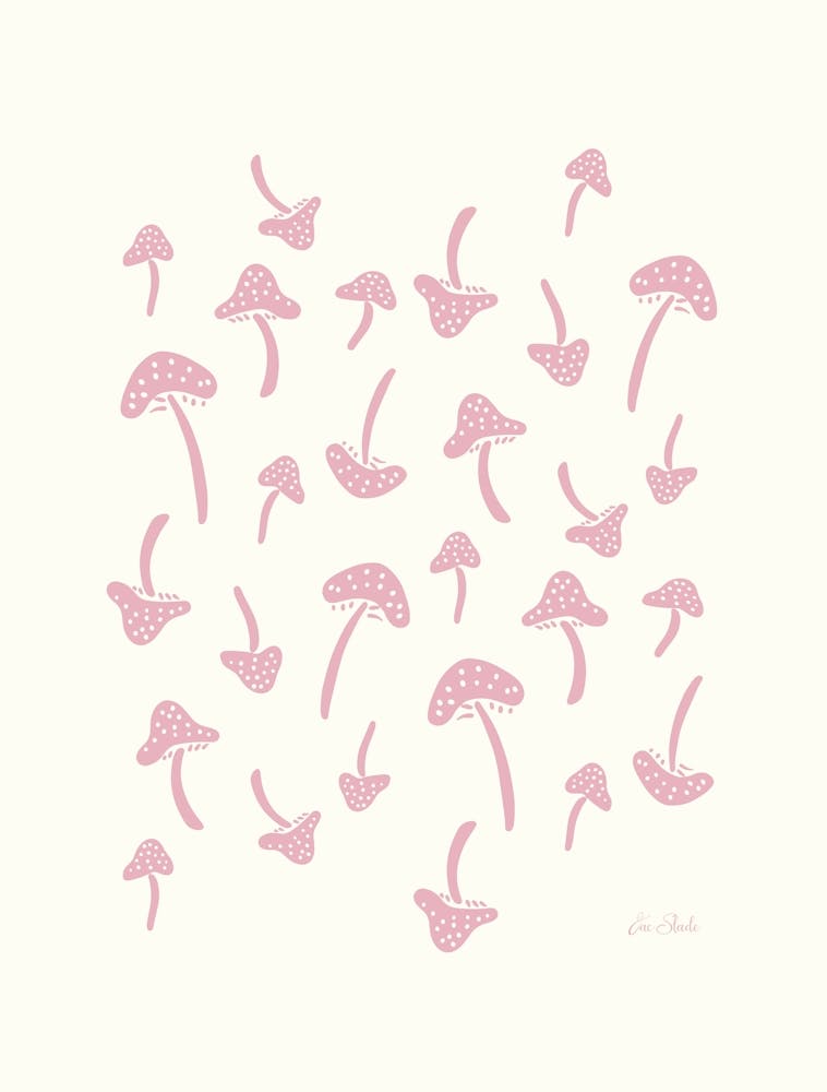 Pink Mushrooms