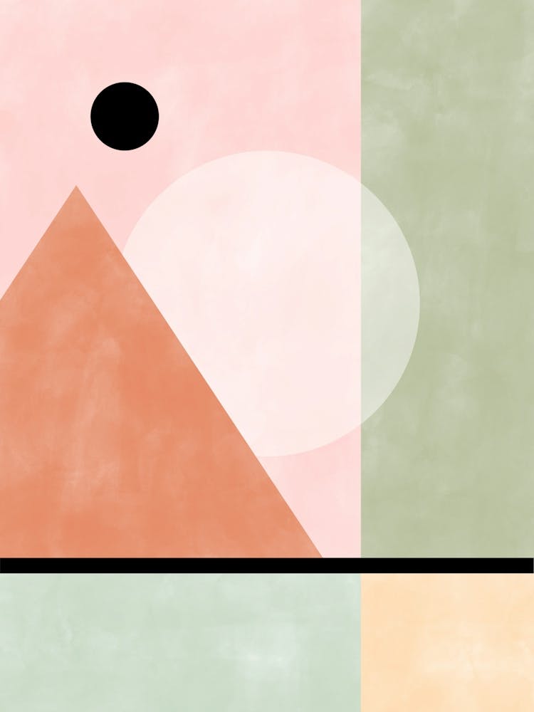 Abstract Pastel Landscape No.2
