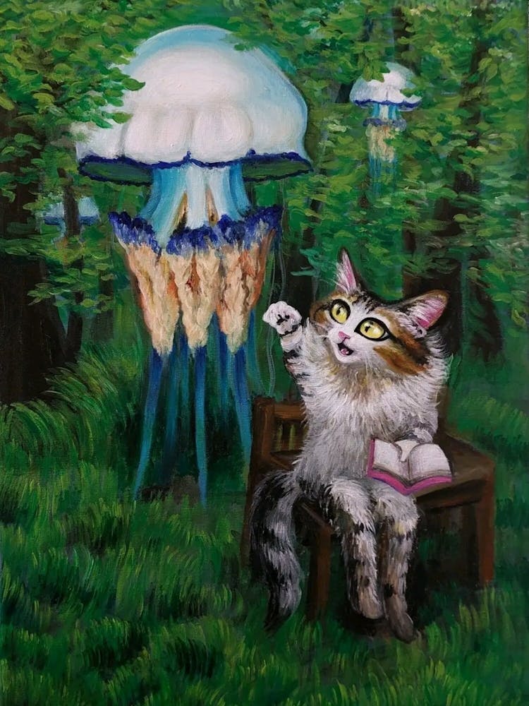Cat In The Woods 1