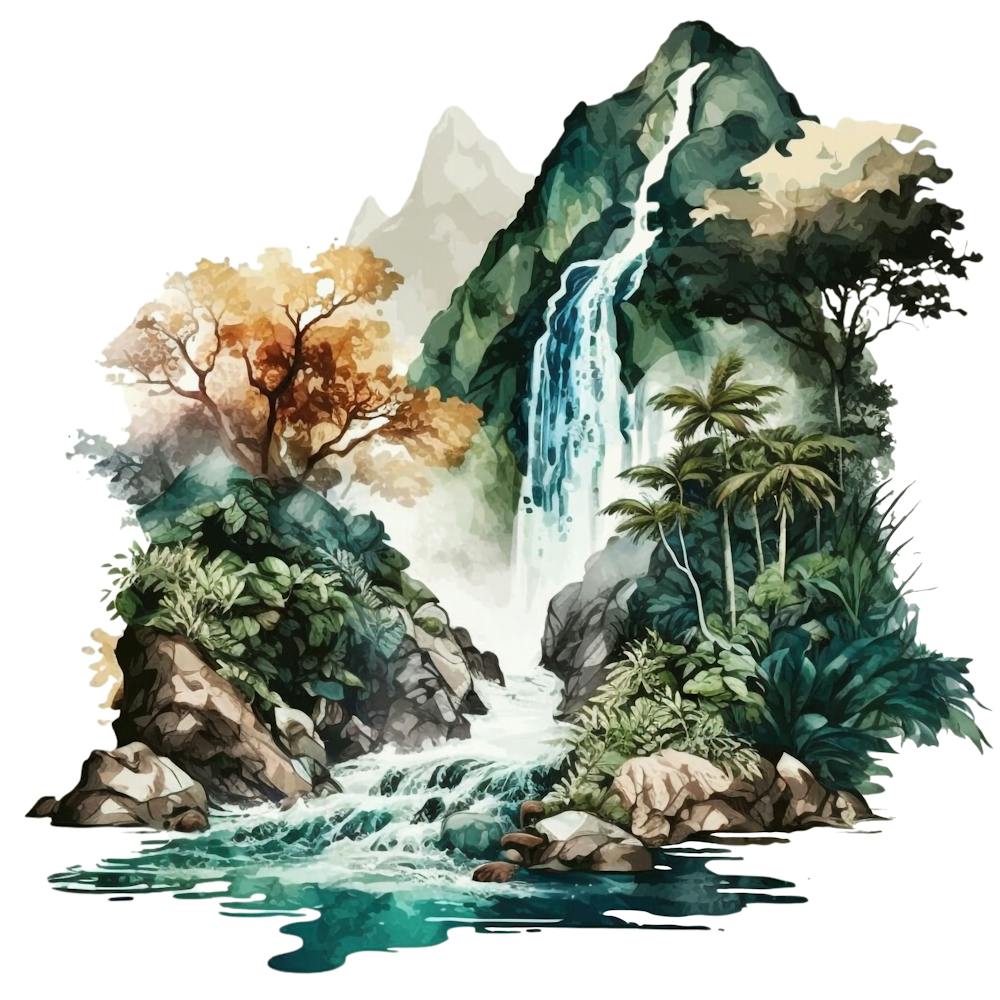 Waterfall In The Jungle 6