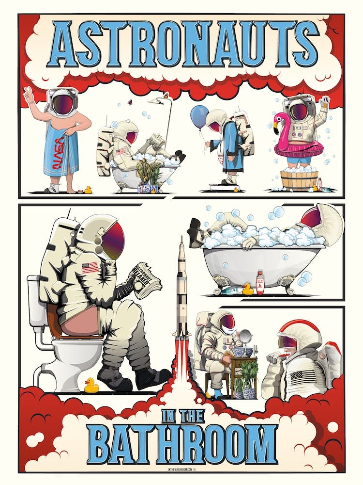 Astronauts In The Bathroom