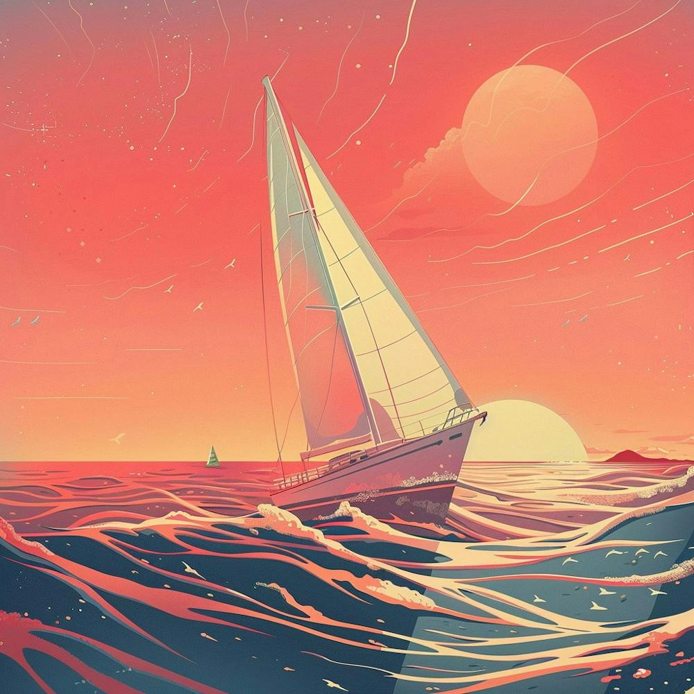 Sailboat In The Ocean
