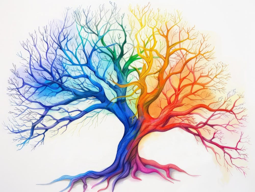 Rainbow Tree Of Life