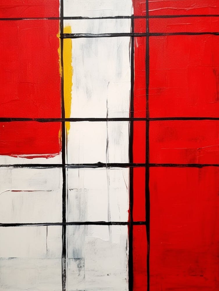 Mondrian Abstract Geometric Illustration 2