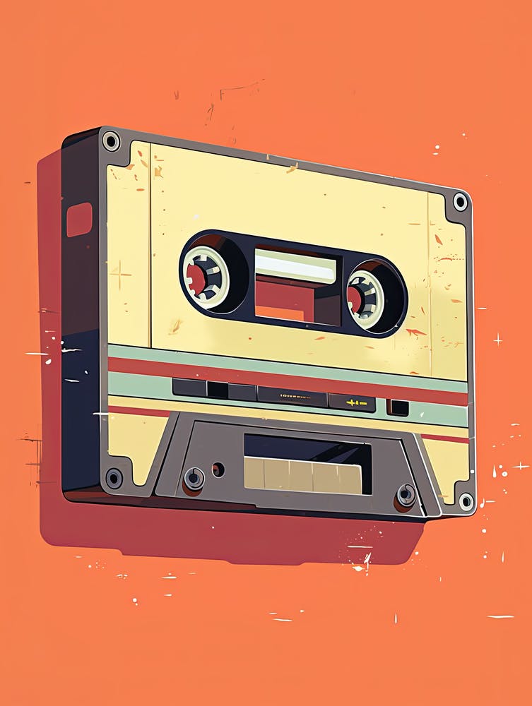 Cassette Tape Wall Art