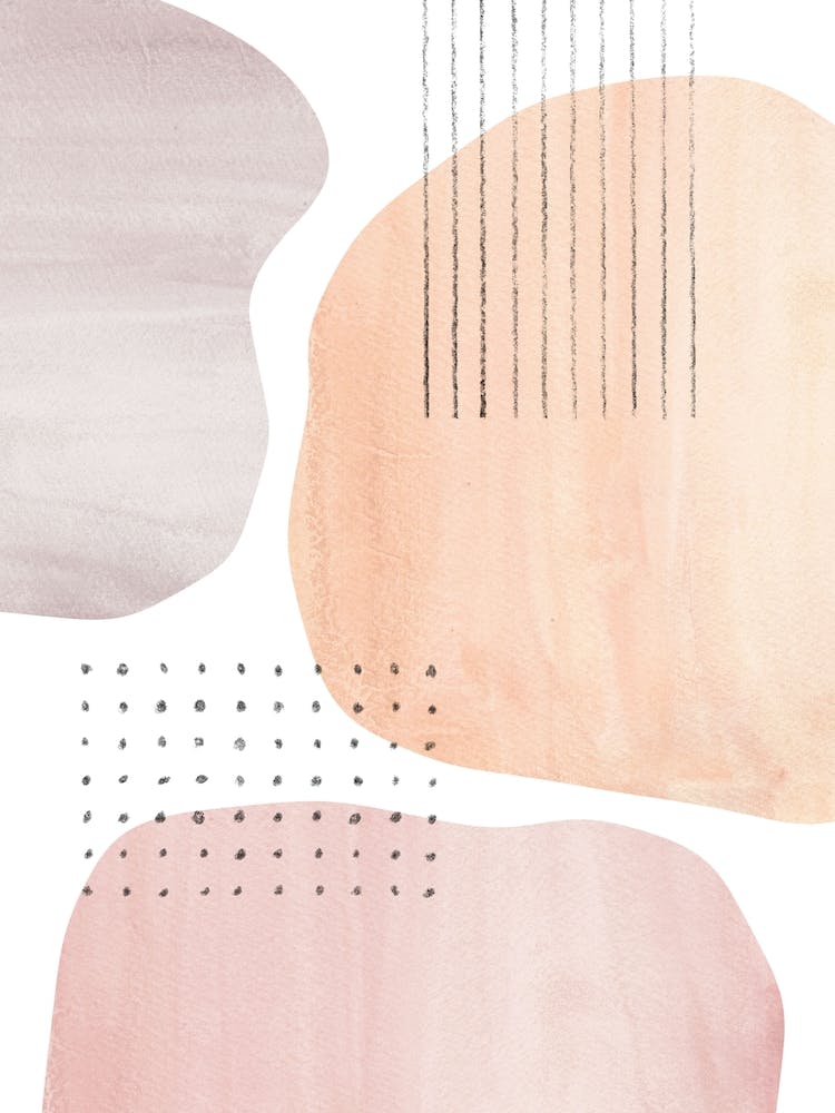Abstract pastel shapes