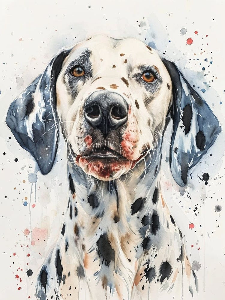 Dalmatian Watercolor Painting 3