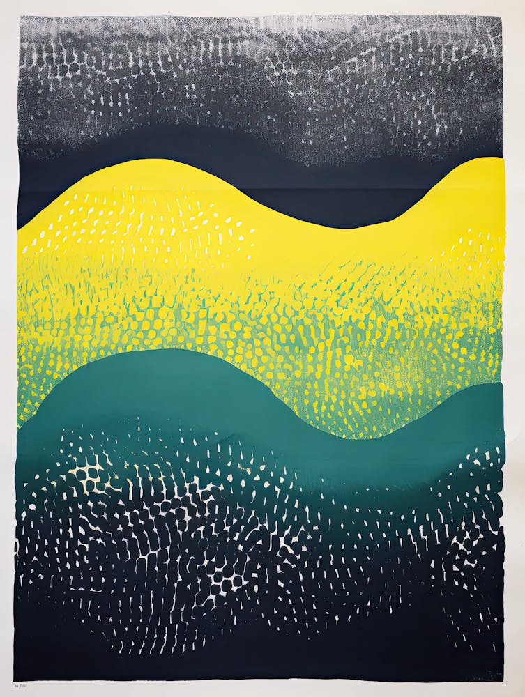 Solar Currents Celestial Biomorphic Art