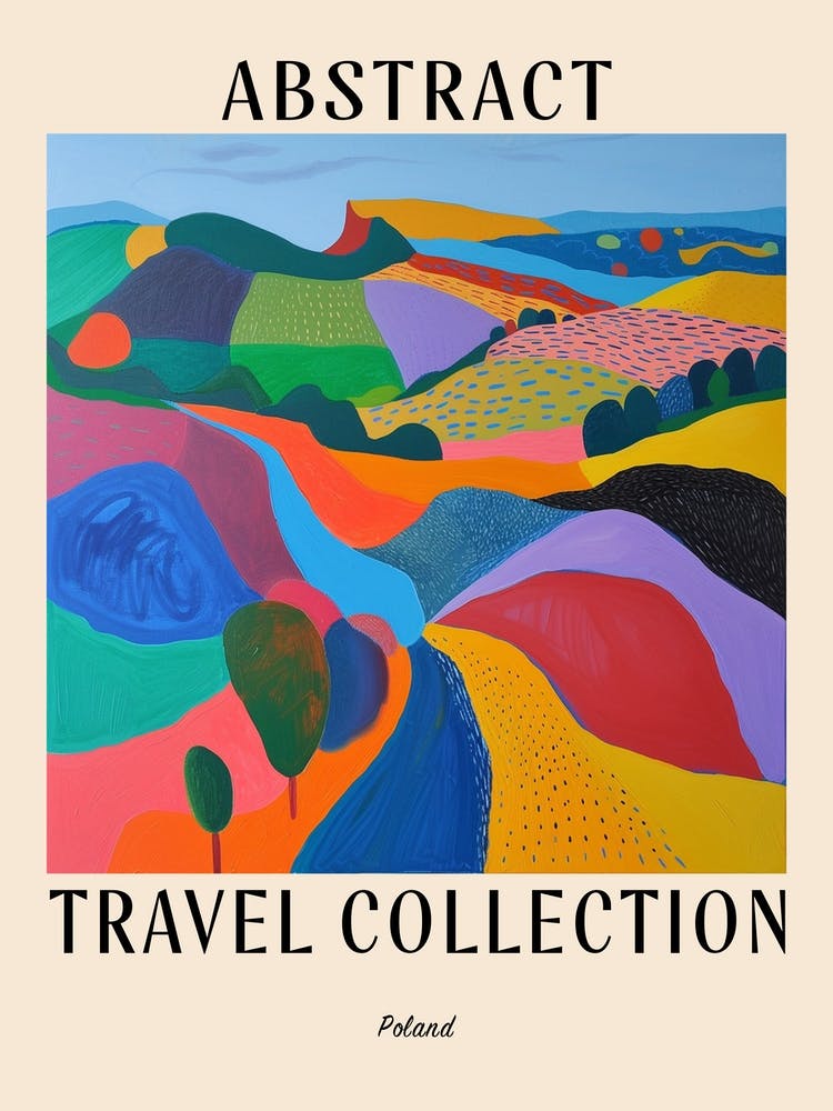 Abstract Travel Collection Poster Poland 4