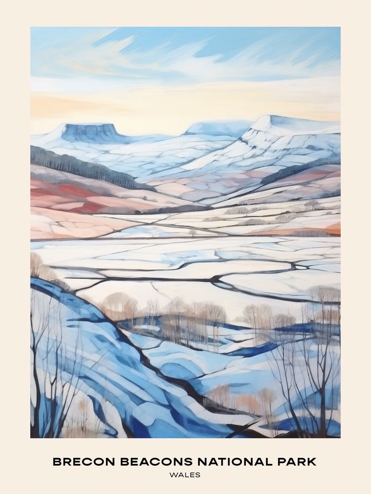 Brecon Beacons National Park Wales 2 Poster