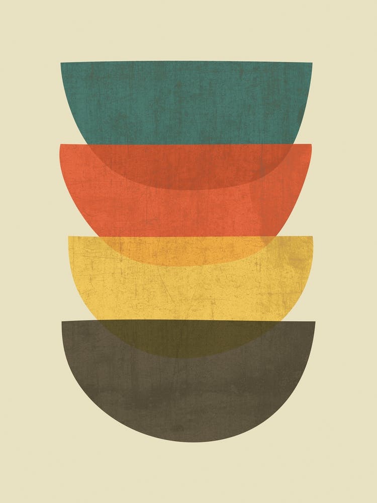 Colorful Retro Mid Century