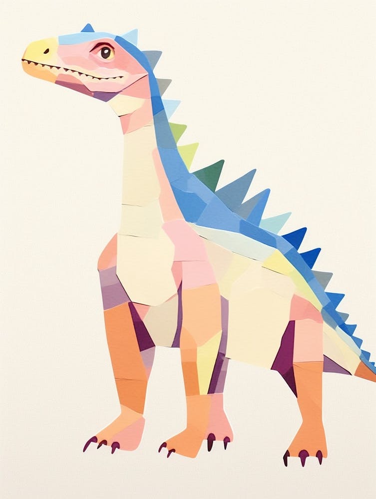 Nursery Dinosaur Art Cryolophosaurus