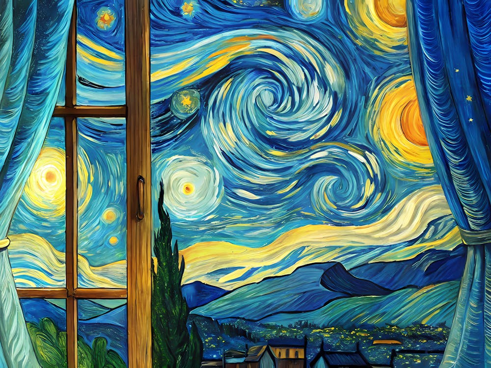 van gogh Starry Night 25
